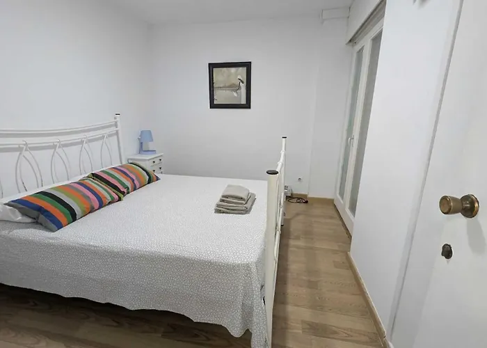 Tropicana-30m De La Playa Con Parking Y A/c 아파트